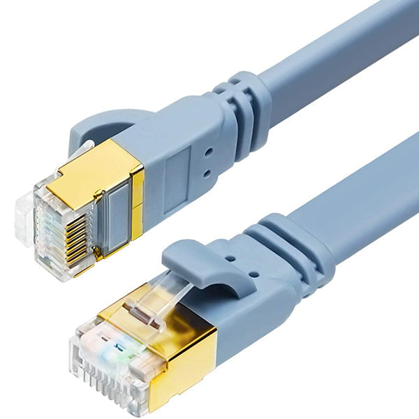 Uhdlink Flat CAT8 Cable Morandi Blue