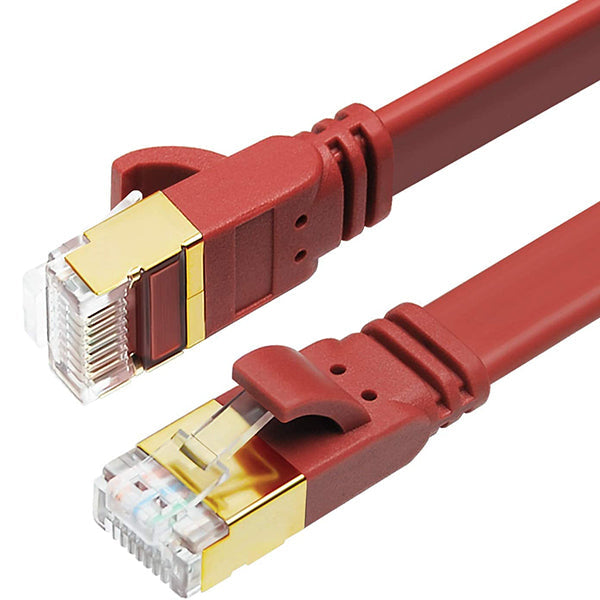 Uhdlink Flat CAT8 Cable Morandi Red