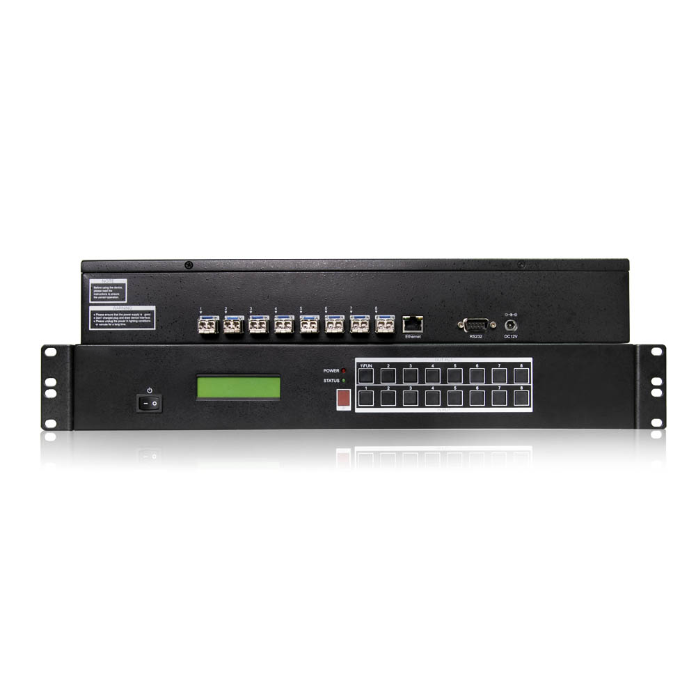 Uhdlink HD-OPT-808 8x8 Integrated Optic Fiber Matrix Switcher