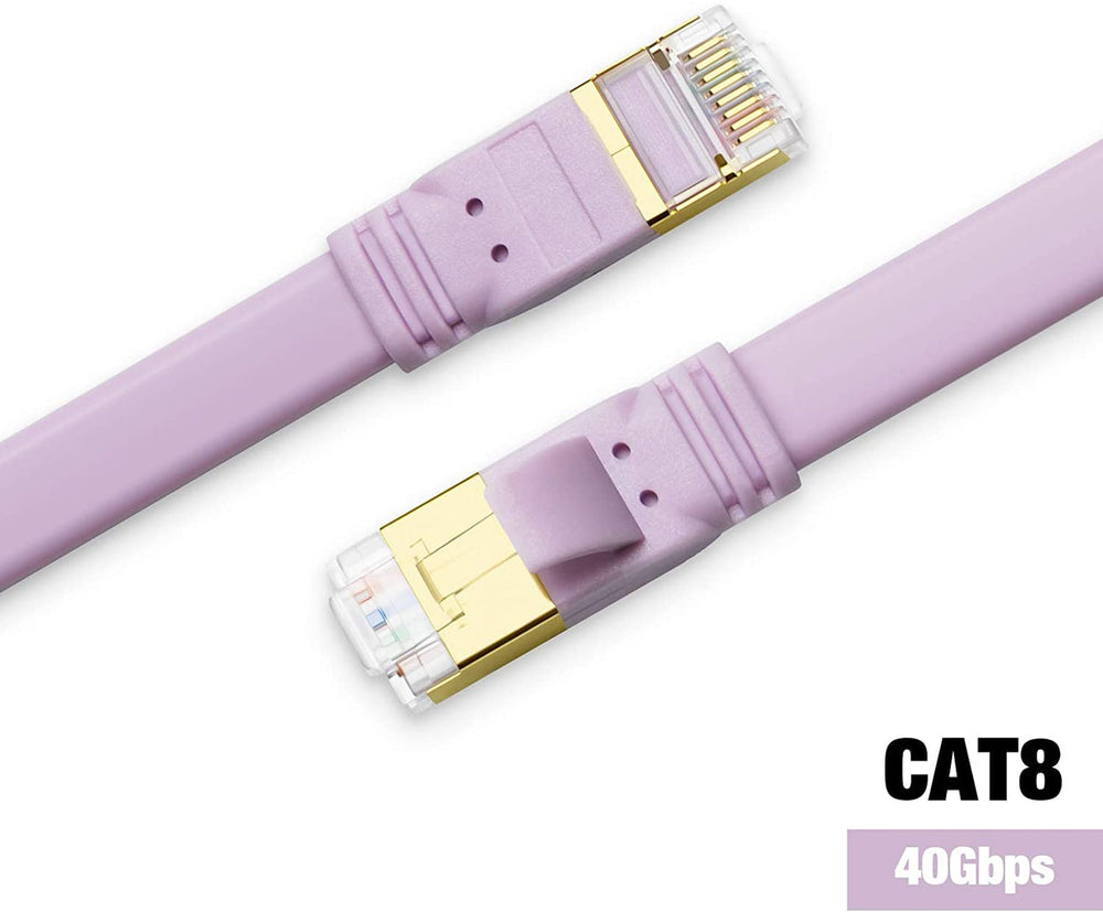 Uhdlink Flat CAT8 Cable Morandi Purple