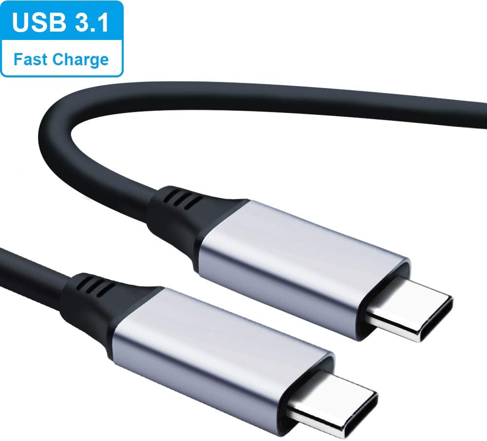 Uhdlink USB C to USB C Cable, USB 3.1 Standard with 10Gbps Passing Through