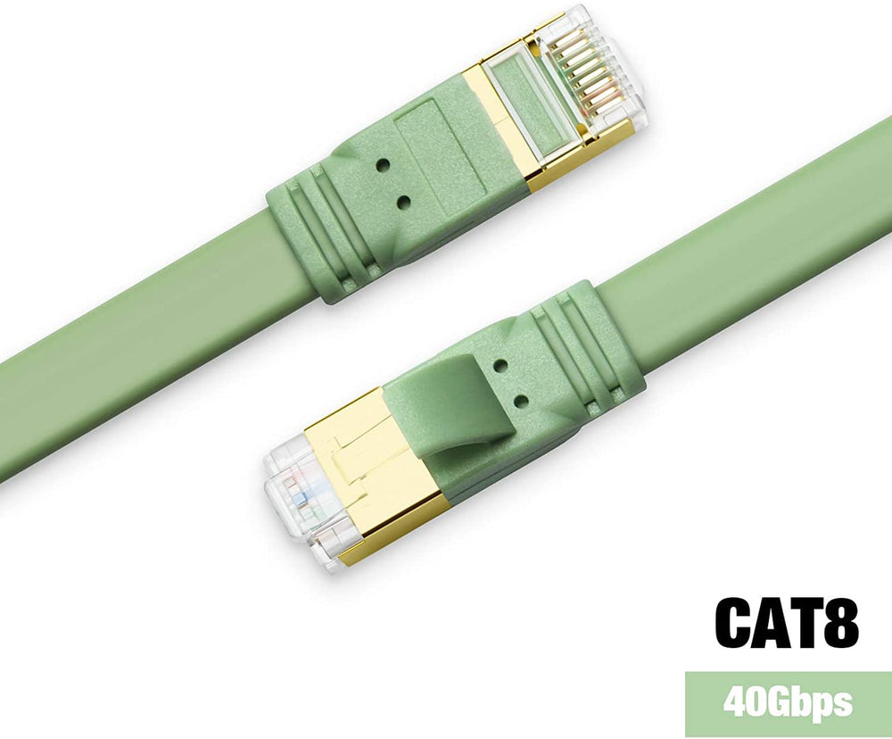 Uhdlink Flat CAT8 Cable Morandi Green