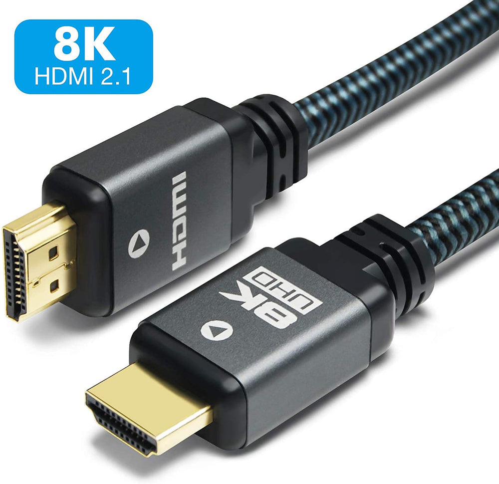 Uhdlink 3Pack Braided 8K HDMI 2.1 Cable Grey