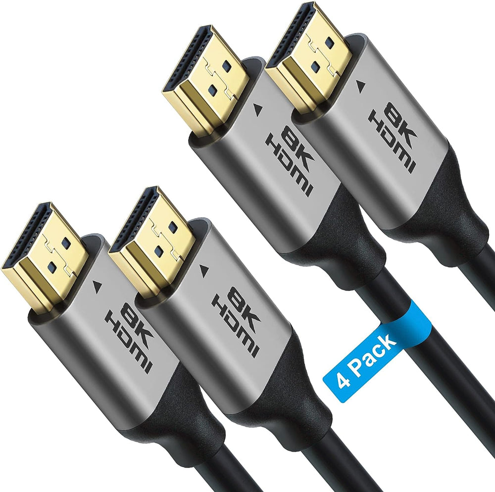 Uhdlink 4Pack 8K HDMI 2.1 Cable for Immersive 8K AV Passing Through