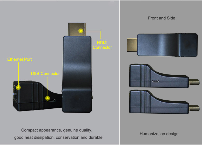 Uhdlink HD-T100 HDMI Twisted Pair Extender, Transmission Distance 100m